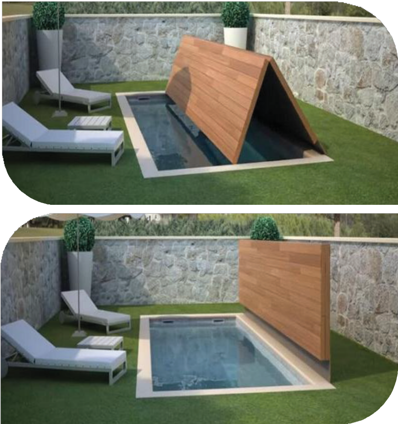 Automatic Fold Pool Cover